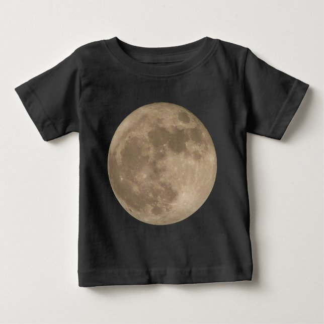 Kindermond Shirt Baby Vollmond Shirts Geschenke (Vorderseite)
