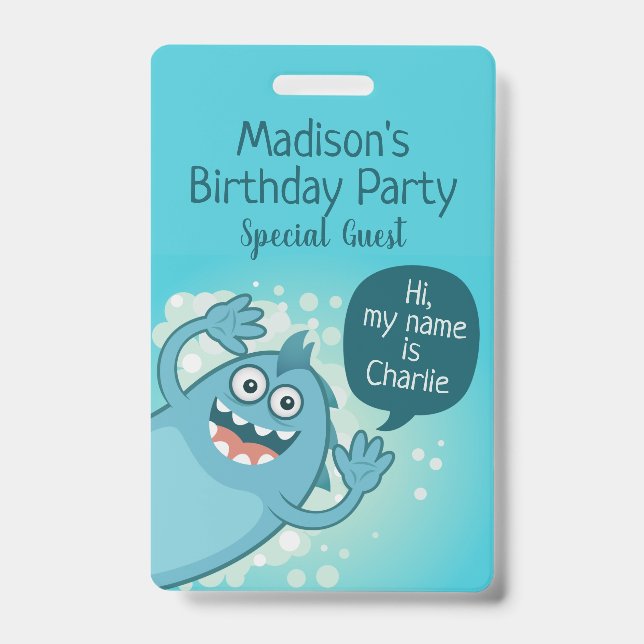 Kindermonster-Abzeichen Ausweis (Vorderseite)