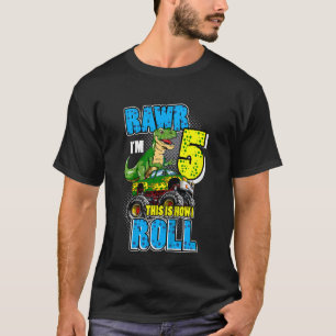 Kindermonster Truck Geburtstag für Jungen ab 5. Ge T-Shirt
