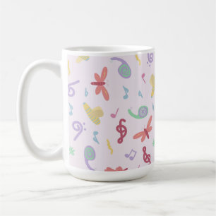 Kindermusikmuster Kaffeetasse