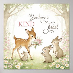 Kindernachweis - Sie haben ein Gesundes Herzposter Poster