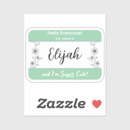 Kindernahrung Tiny tot name Kindername Aufkleber