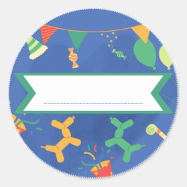 Kindername 2 - 7 Jahre Runder Aufkleber