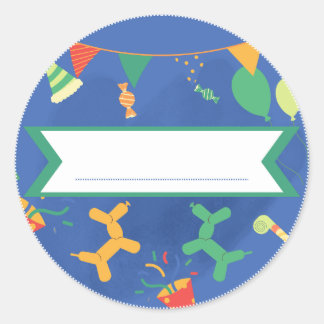 Kindername 2 - 7 Jahre Runder Aufkleber