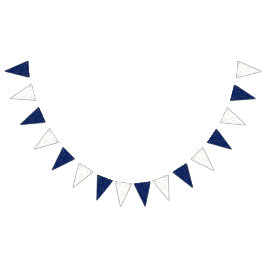 Kinderparty Blue Confetti Wimpelkette