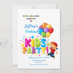 Kinderparty Einladung
