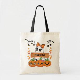 Kinderpersonaliertes Halloween-Trick-or-Treat Tragetasche