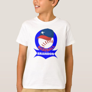 Kinderpersonalisierter Baseball-T - Shirt