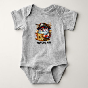Kinderpirat individuell anpassbar baby strampler
