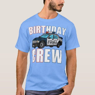 Kinderpolizei Geburtstag Crew Polizist Offizier Po T-Shirt