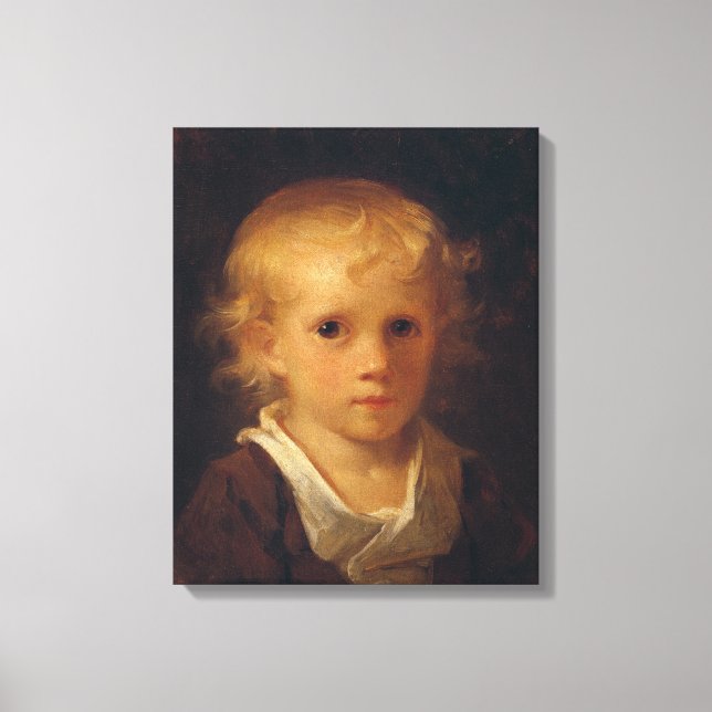 Kinderportrait Leinwanddruck (Vorderseite)