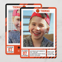 Kinderprofil-Tausch-Basketball-Geburtstagsfotos