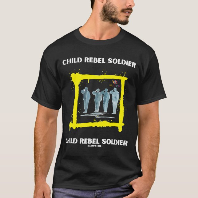 Kinderrebelsoldat für grafische T-Shirts (Vorderseite)