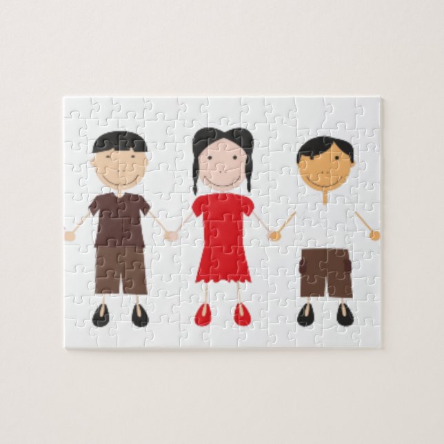 Kinderreihe Puzzle (Horizontal)