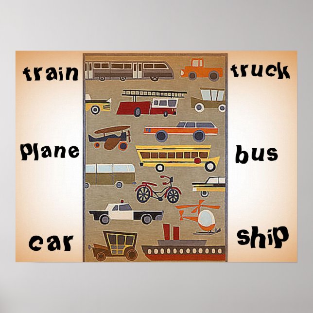Kinderreiseplakat Poster (Vorne)