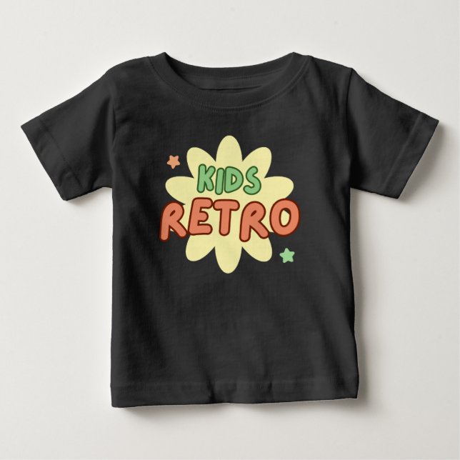 Kinderretro Baby T-shirt (Vorderseite)