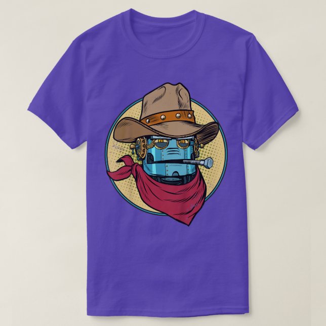 Kinderrobot, Niedliches Cowboy-Shirt für Jungen a T-Shirt (Design vorne)