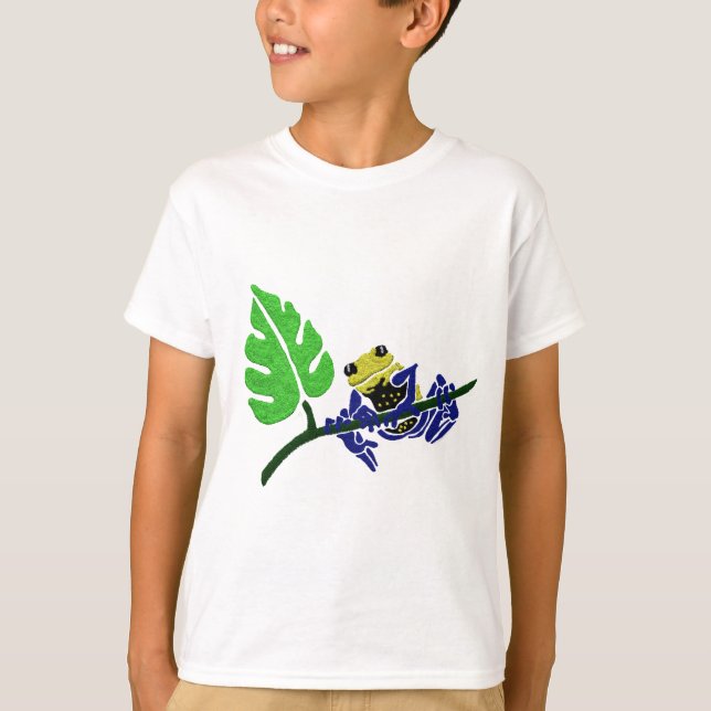 Kinders-Baum-Frosch-T - Shirt (Vorderseite)