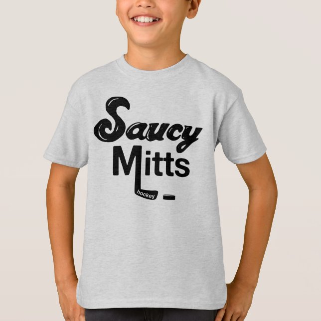 KinderSaucy Mitt-Hockey T-Shirt (Vorderseite)