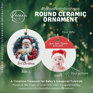 Kinderschmuck für die erste Weihnachtsrunde der Ke Keramik Ornament