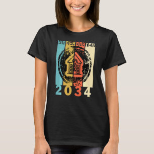 Kinderschulbus Retro Vintag Kindergarten Klasse O T-Shirt