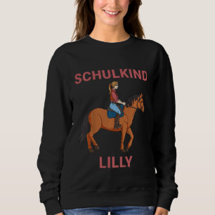 Kinderschule Kinderpferde Reitschule Lilly Sweatshirt