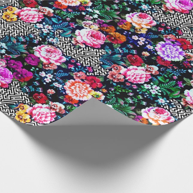 Kinderschürze-Labyrinth Geschenkpapier (Ecke)