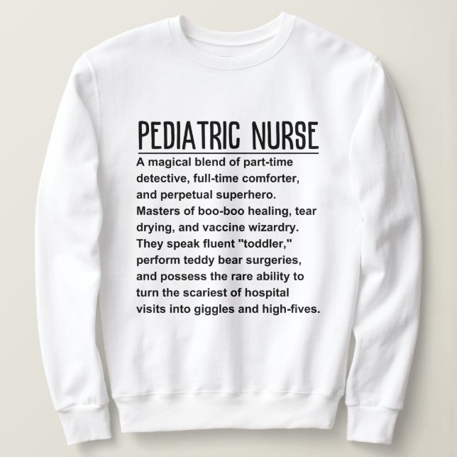 Kinderschwester Sweatshirt (Design vorne)