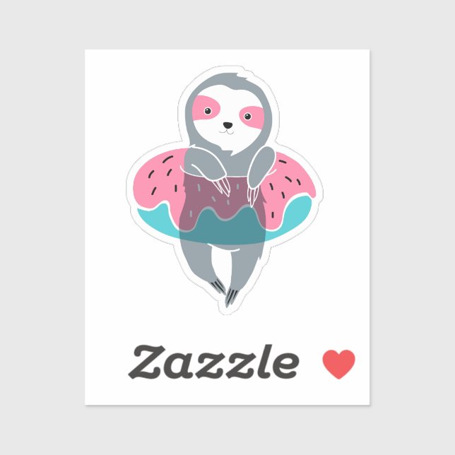 Kinderseilschwimmen im Poolaufkleber Aufkleber (Blatt)