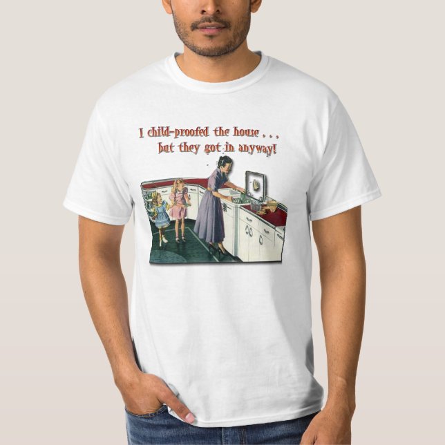 Kindersicheres Haus T-Shirt (Vorderseite)