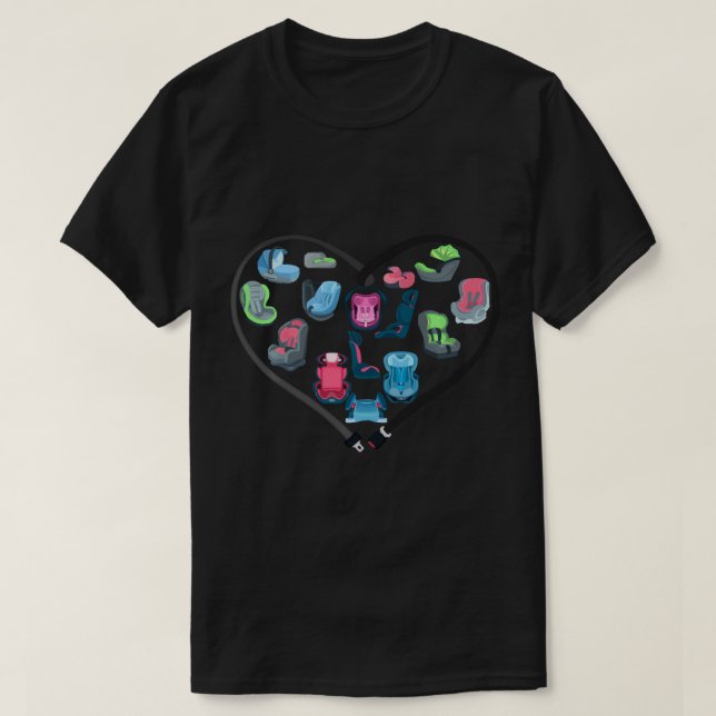 Kindersitze - CPST - Sicherheitstechniker für Kind T-Shirt (Design vorne)