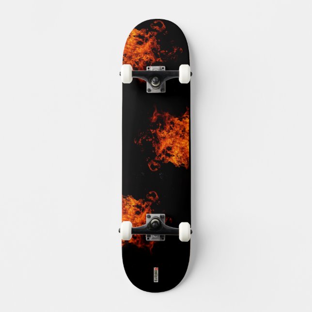 Kinderskateboard mit Flammen Skateboard (Vorderseite)