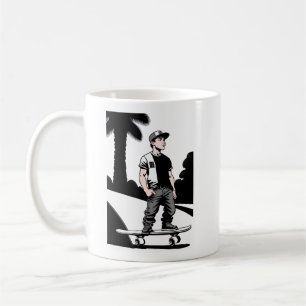 Kinderskateboarder-Tasse Kaffeetasse
