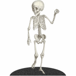 Kinderskelett Cutout 12x18 Fotoskulptur