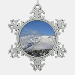 Kinderskout Winter Holiday Card Poster Foto Bloc Schneeflocken Zinn-Ornament