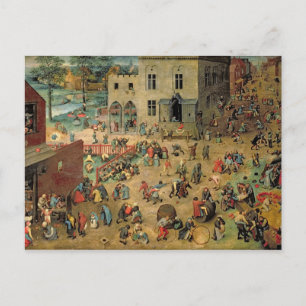 Kinderspiele , 1560 postkarte