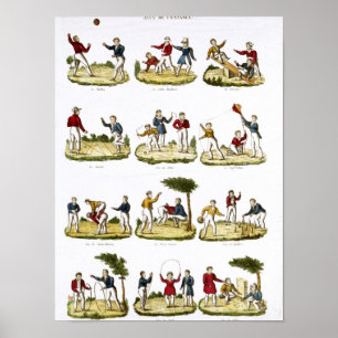 Kinderspiele, 1810 poster