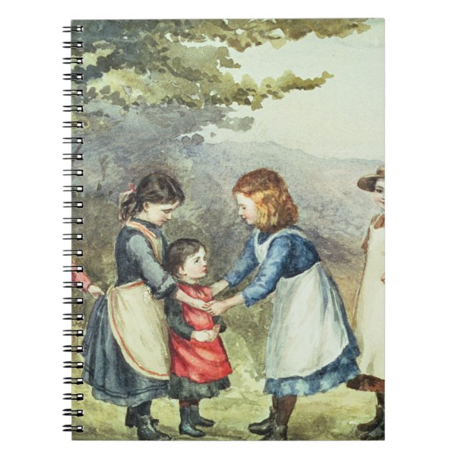 Kinderspiele, c.1880 (ohne Papier) Notizblock (Vorderseite)