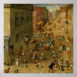 Kinderspiele: Details oben rechts Poster