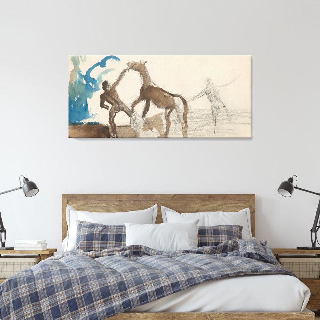 Kinderspiele Leinwanddruck (Insitu (Schlafzimmer))
