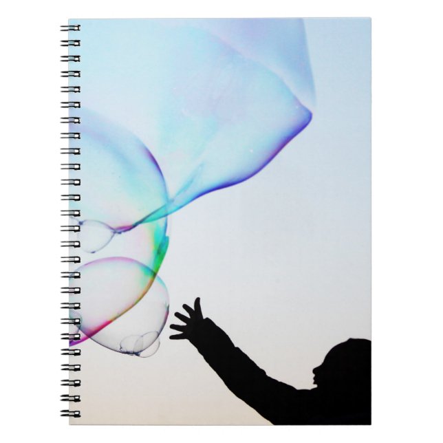 Kinderspiele mit minimalen Blasen Notizblock (Vorderseite)