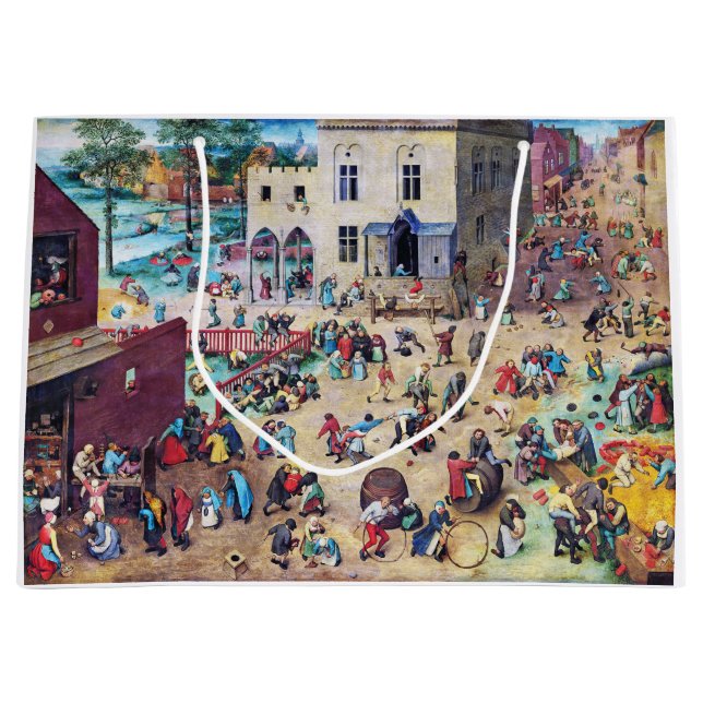 Kinderspiele, Pieter Bruegel Große Geschenktüte (Vorderseite)
