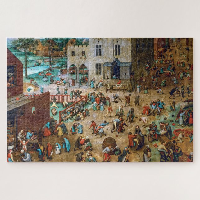 Kinderspiele | Pieter Bruegel the Elder | Puzzle (Horizontal)
