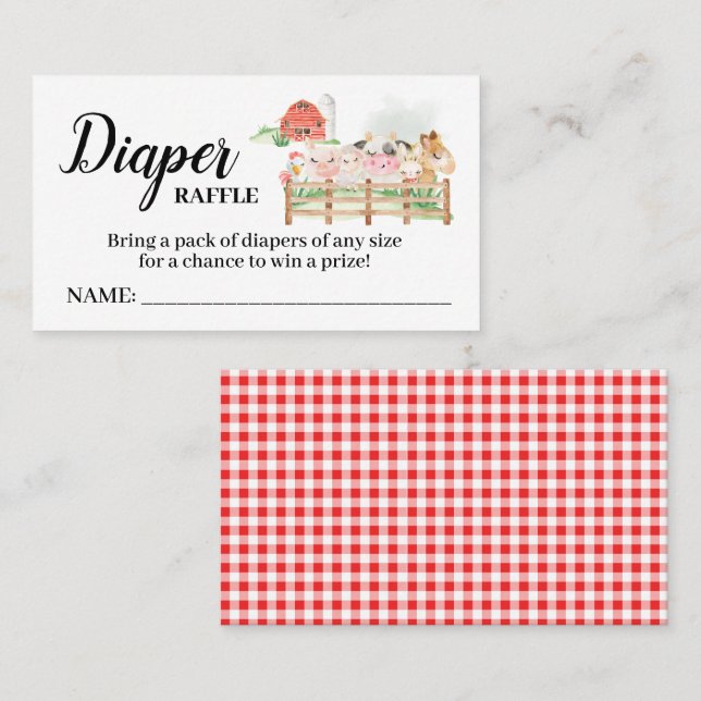 Kinderspielkarte für Landtiere Platzkarte (Vorne/Hinten)