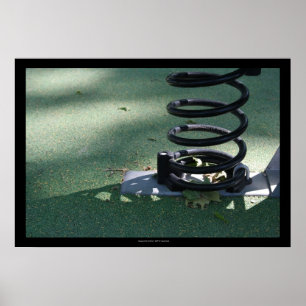 Kinderspielplatz 16 Metal Spring Poster