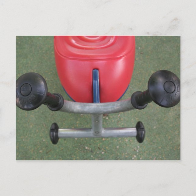 Kinderspielplatz 22 Red Teeter-totter PC Postkarte (Vorderseite)