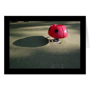 Kinderspielplatz 30 Ladybug Rocking Card