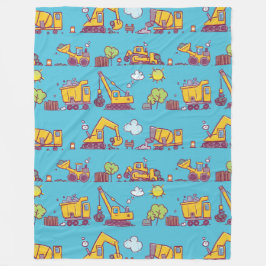 Kinderspielplatz und -fahrzeuge fleecedecke