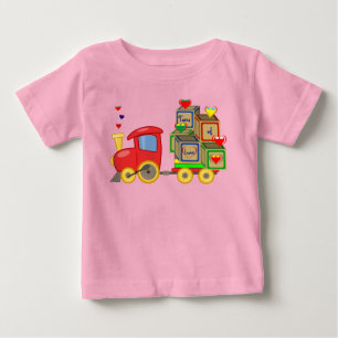 Kinderspielzeug-LKW - Herzen Baby T-shirt