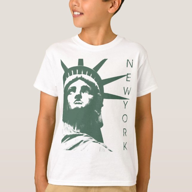Kinderstatue des Liberty Sweatshirt New York Shirt (Vorderseite)